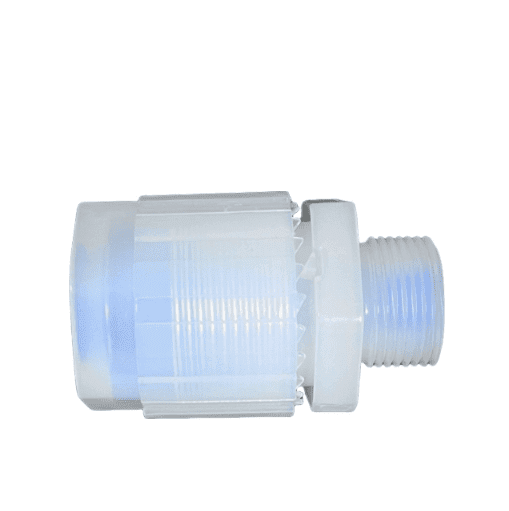 PFA Flare Male NPT Reducing Straight Connector