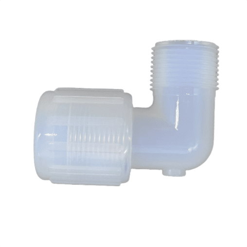 PFA Male NPT Equal 90 Degree Elbow product image 1