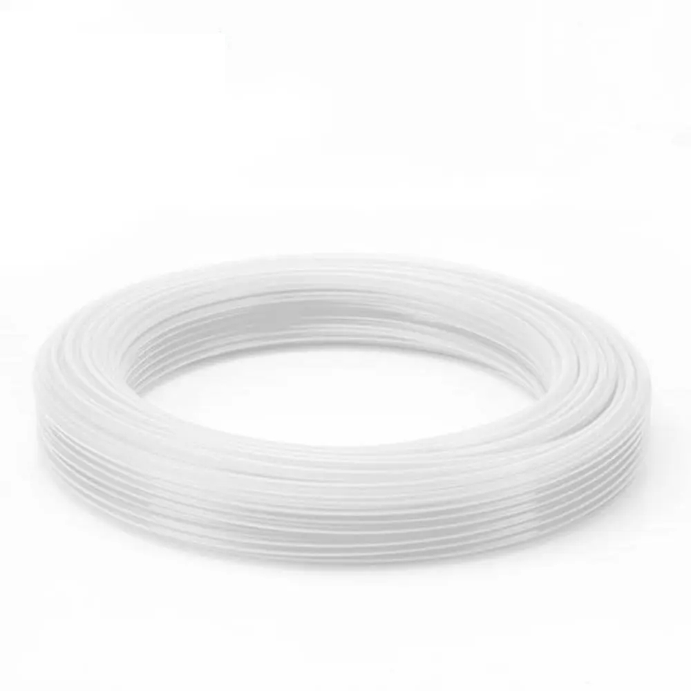 Natural translucent PFA tubing supplied in a coil