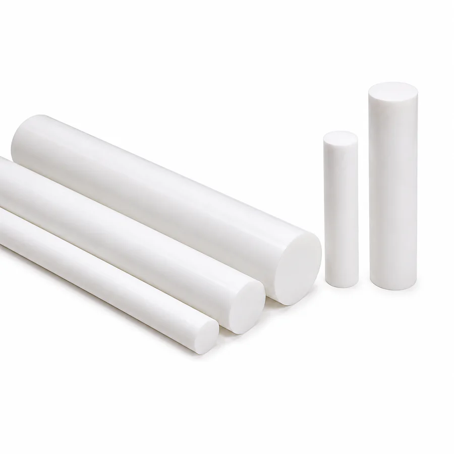 White PTFE stock tubes